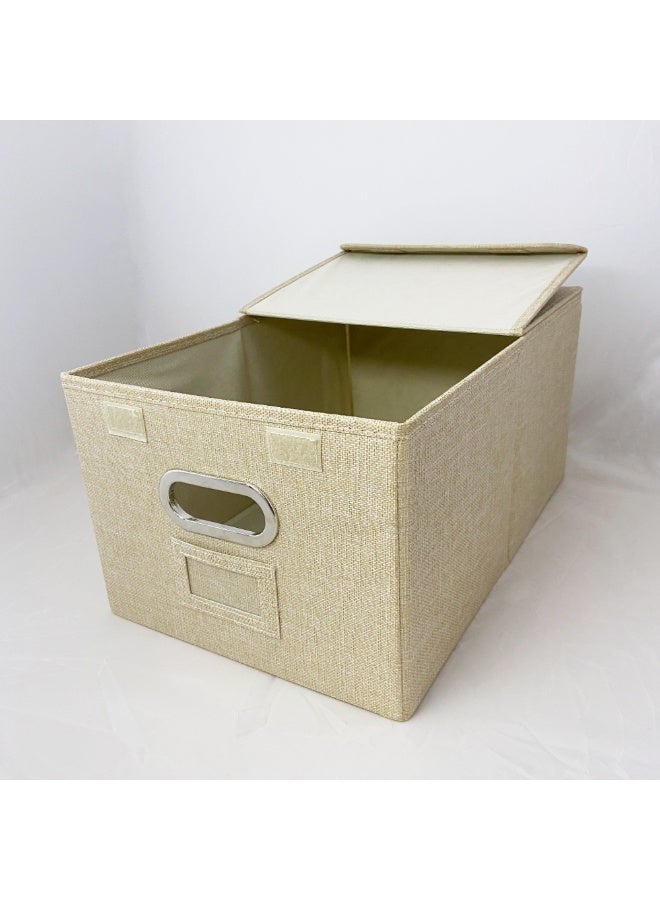Fabric and Linen storage box for office and study - Image 3